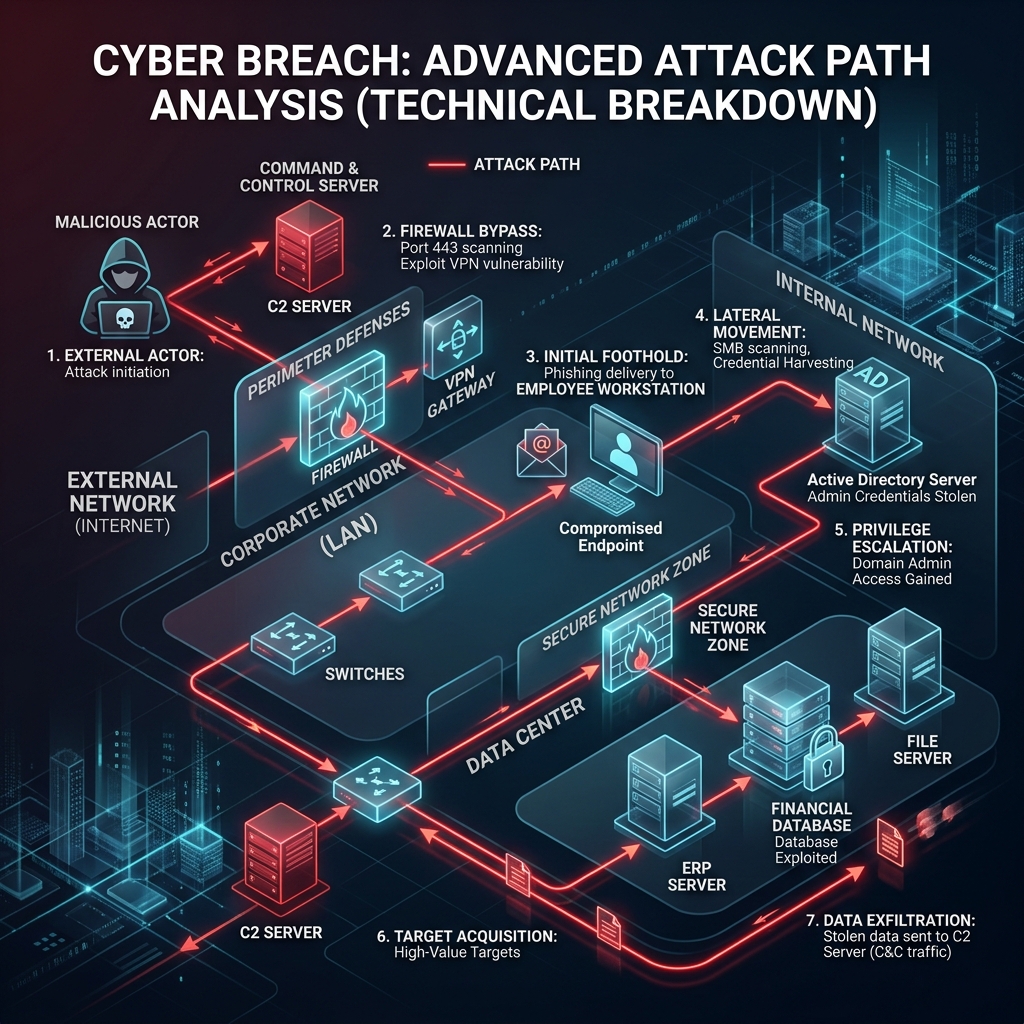 Technical breakdown of a cyber breach